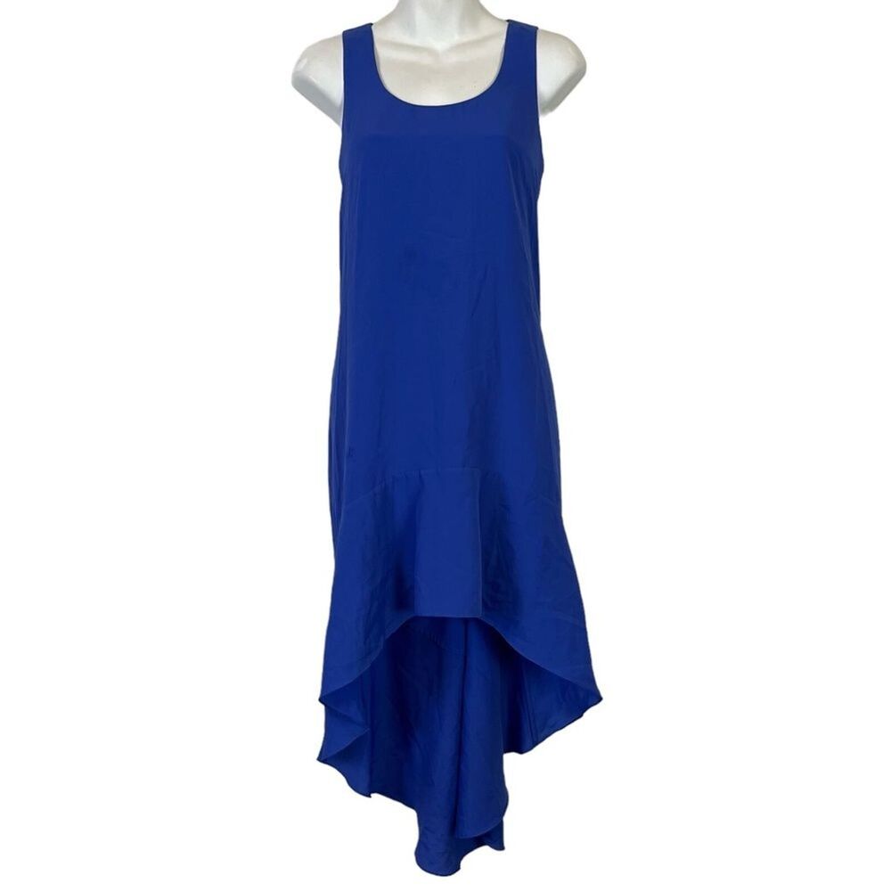 BCBGeneration BCBG Fairy High Low Blue LAPIS Sleeveless Flowy Dress NWT sz XS